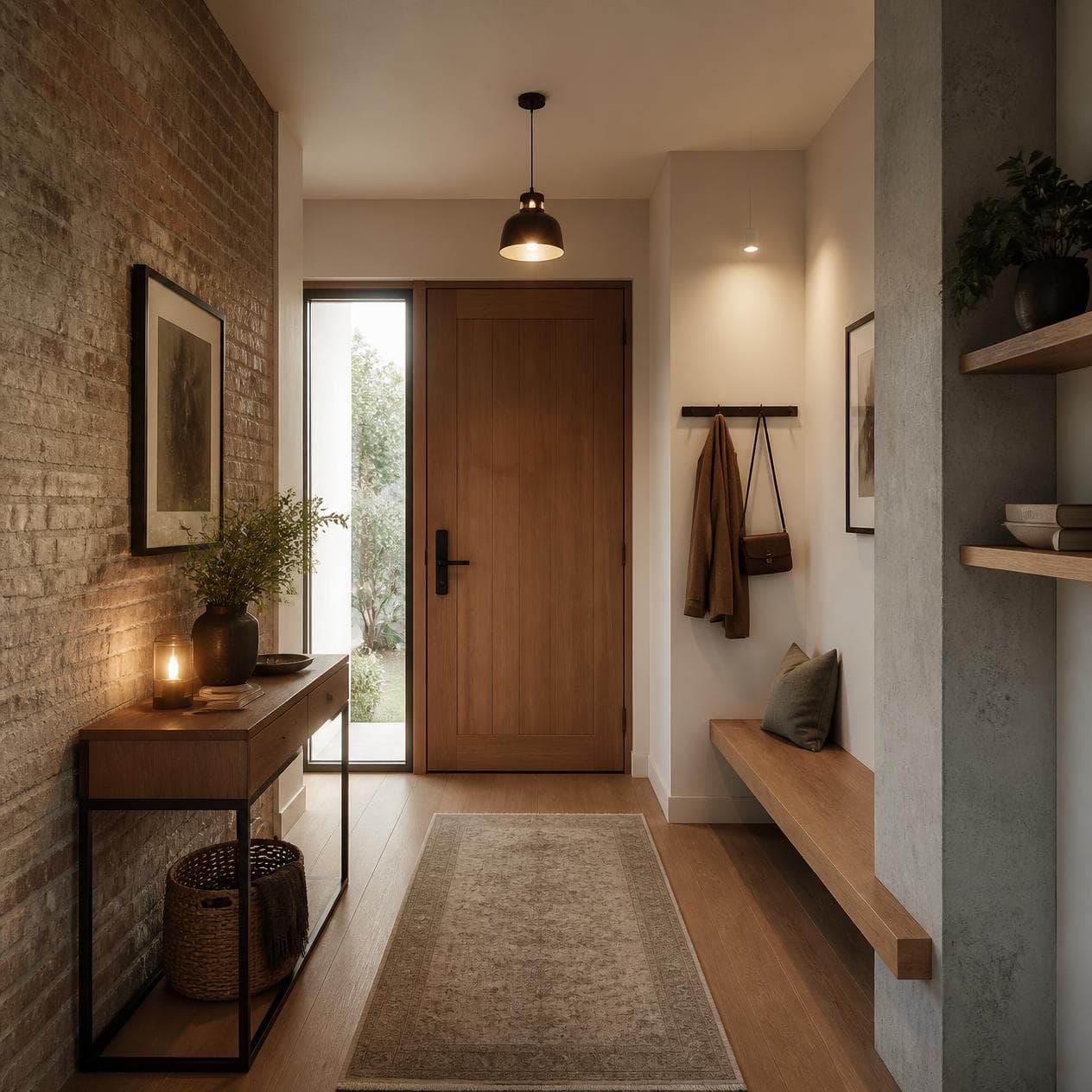 Przedpokój w stylu Industrialnym